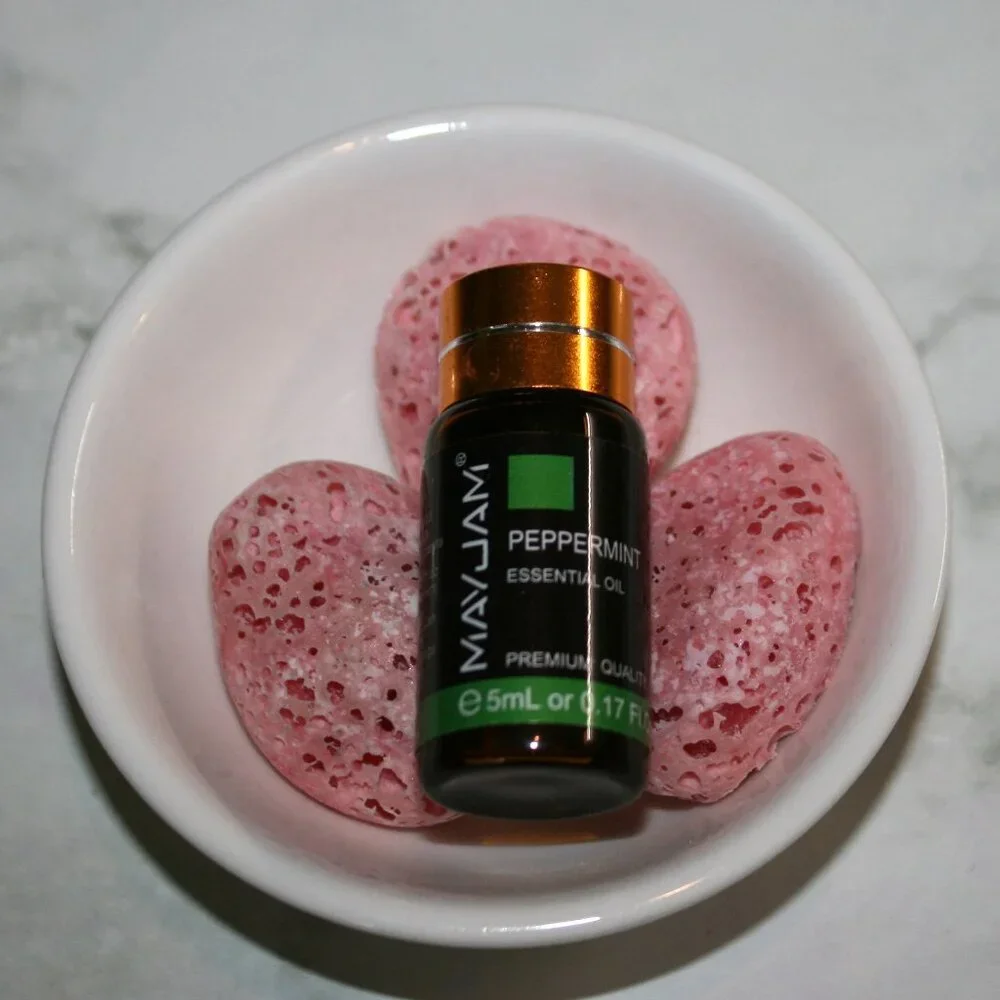 HAND CRAFTED Peppermint Starter Aroma Stone Aromatherapy Essential Oil Diffuser